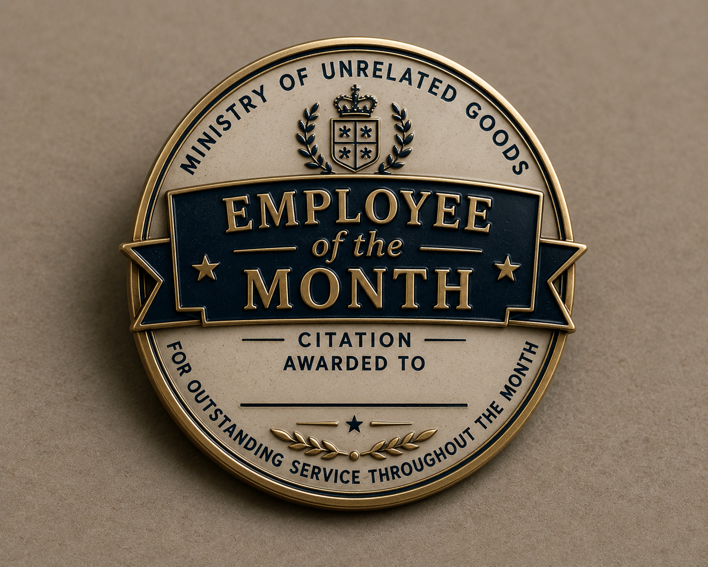 Pin 036: Employee of the Month (Vacant)