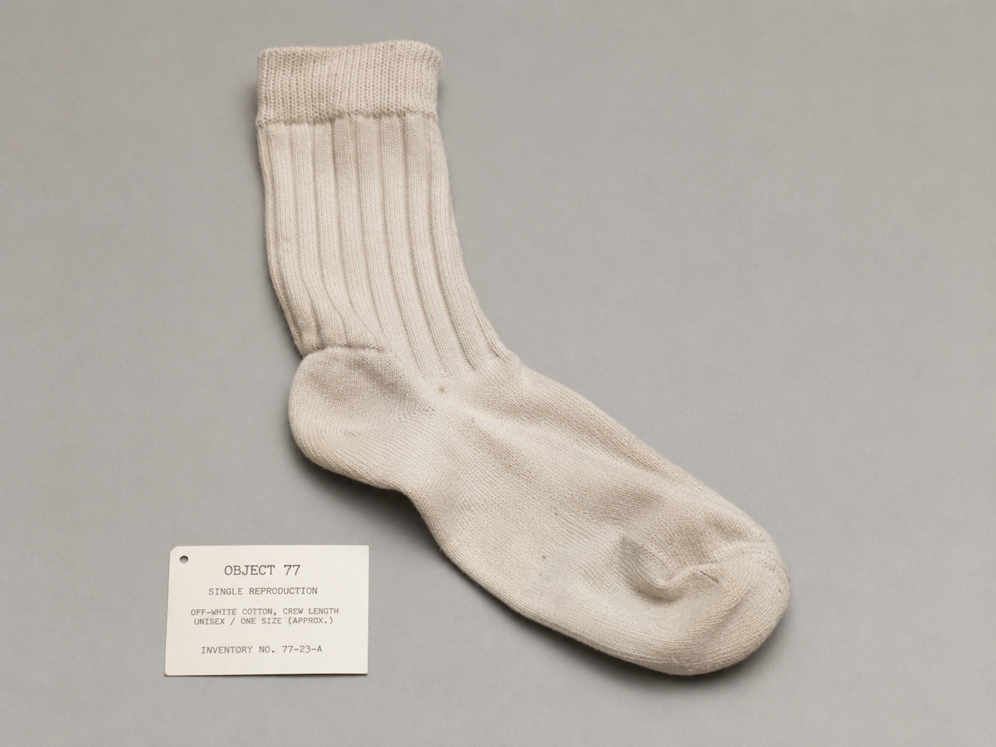 Object 77: Single Sock, Provenance Unknown