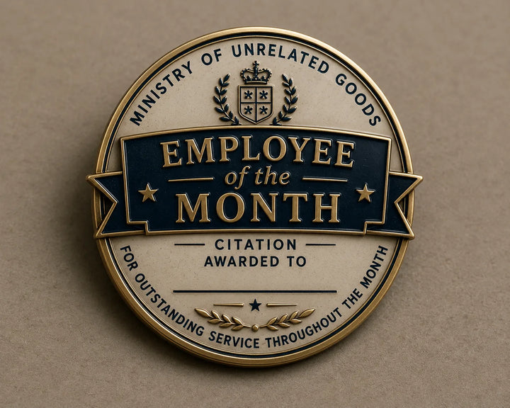 Pin 036: Employee of the Month (Vacant)