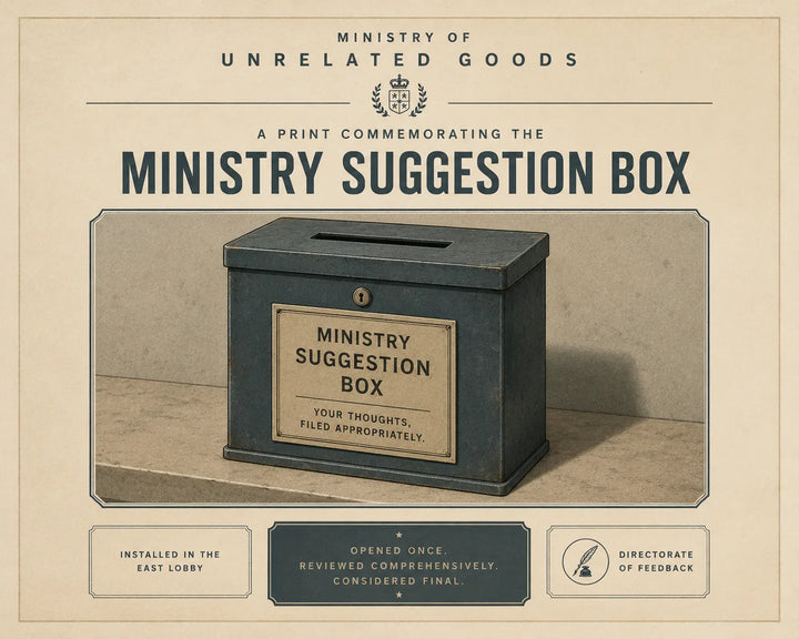Commemorative Print: The Suggestion Box