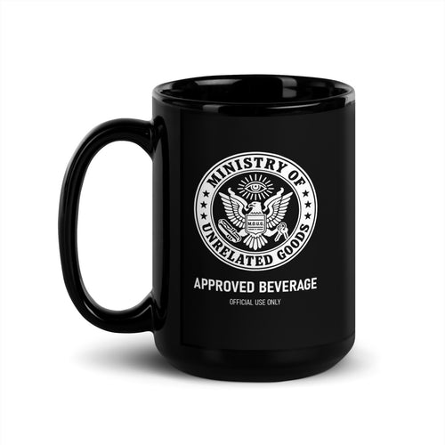 Approved Beverage (Sealed Issue), mug in Black