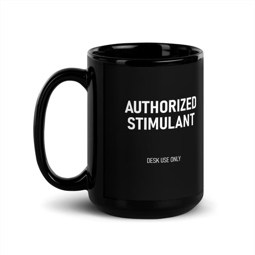 Authorized Stimulant (Unsealed Issue), mug in Black