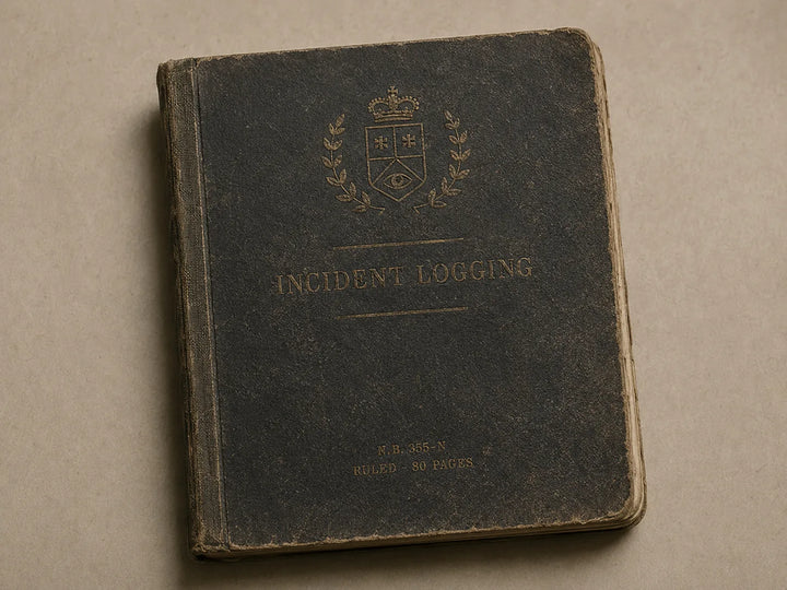 Notebook, Incident Logging (Ruled)