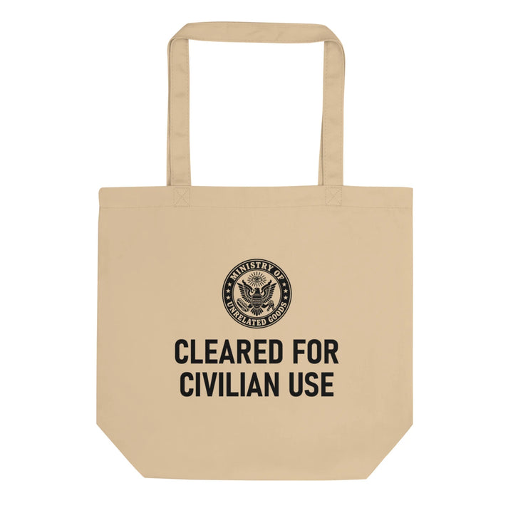 Cleared for Civilian Use Tote