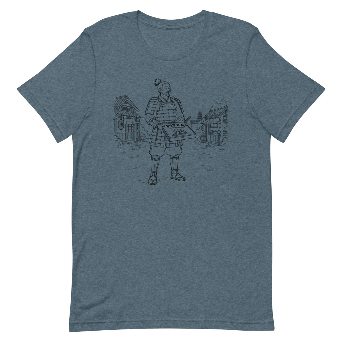 Issued Garment SRD-TD/03: COURIER PRECEDES CUISINE, shirt in Heather Slate