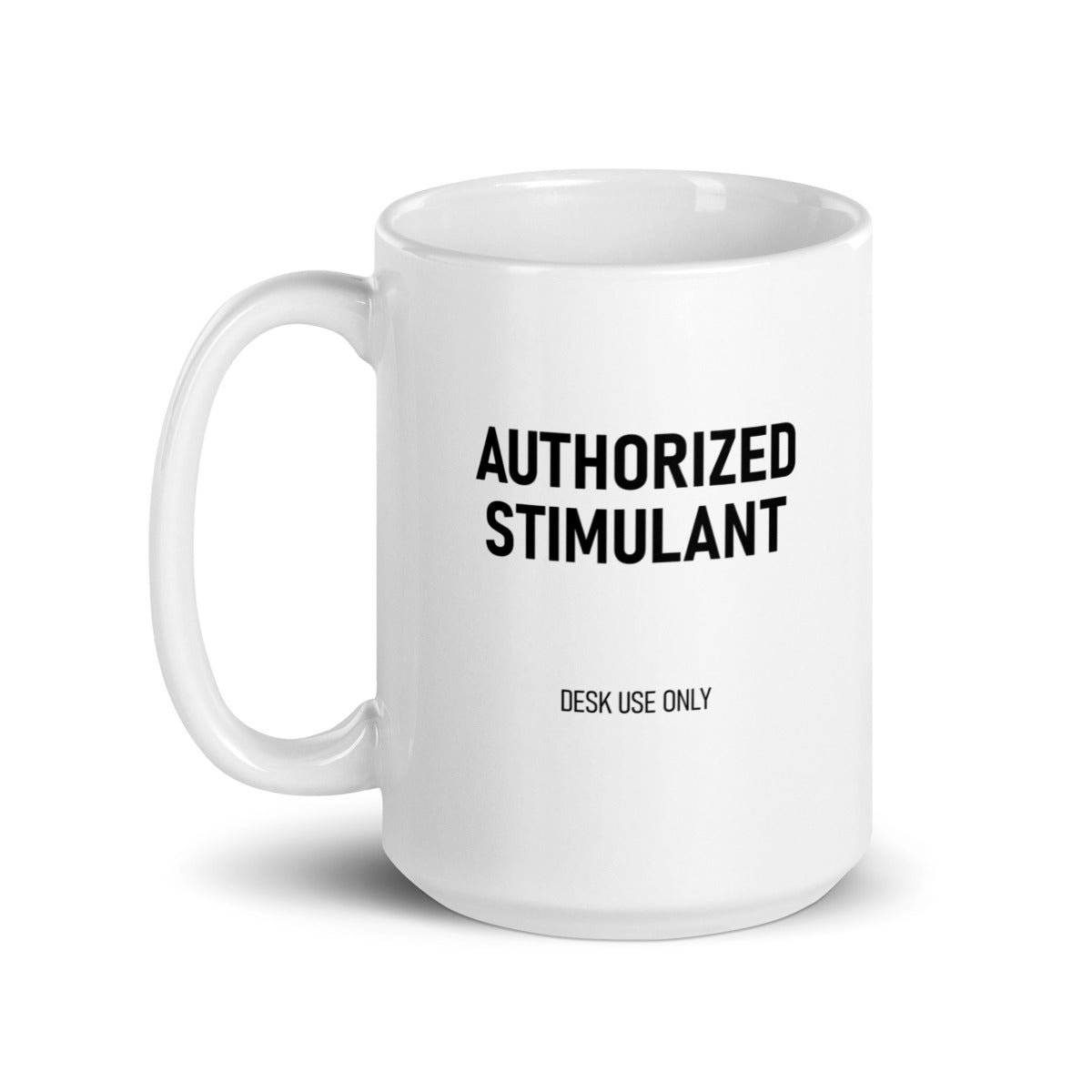 Authorized Stimulant (Unsealed Issue), mug in White