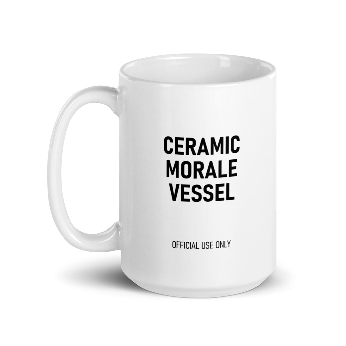 Ceramic Morale Vessel (Unsealed Issue), mug in White